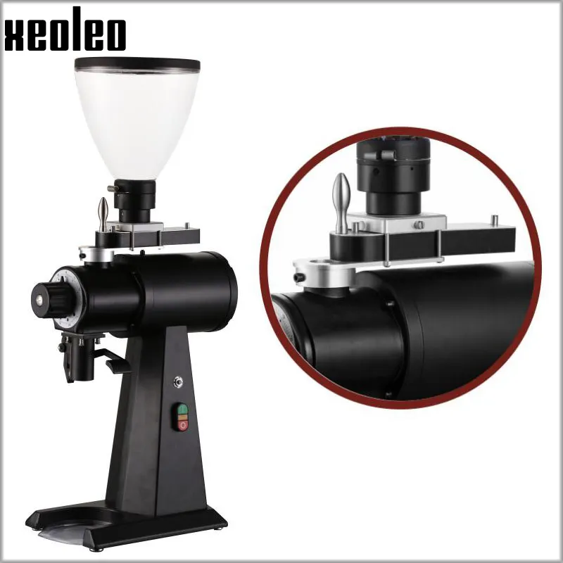 XEOLEO Coffee grinder Commercial electric coffee grinding machine Flat burr espresso machine milling machine coffee maker 1000W