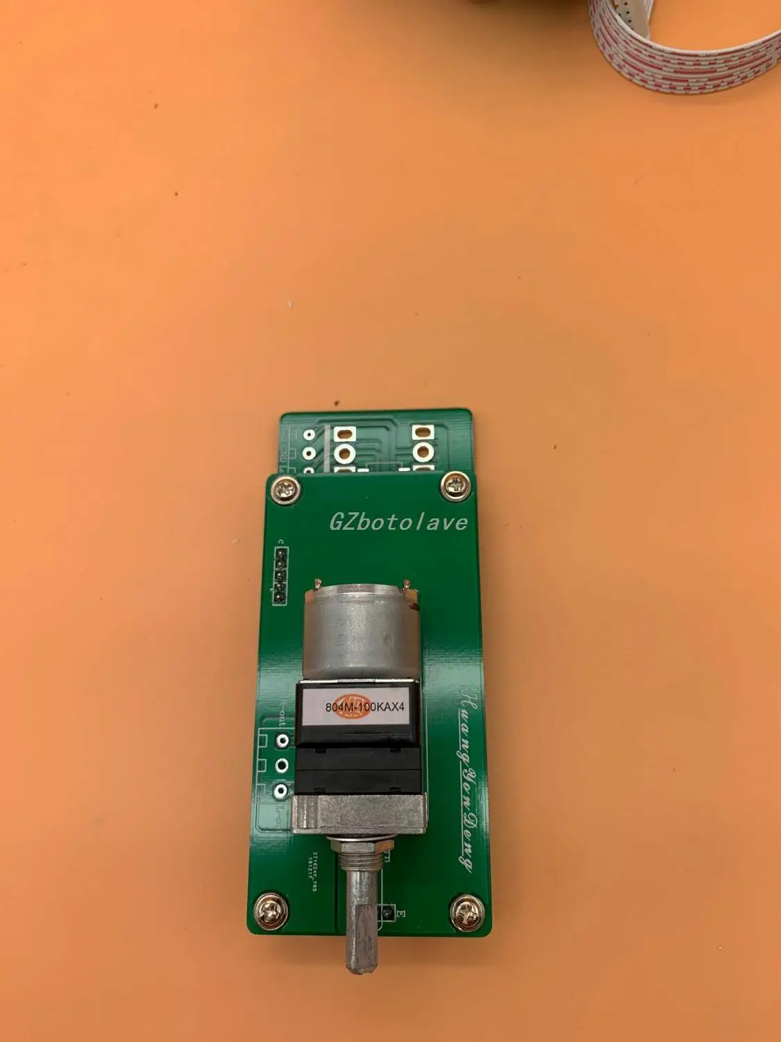 4 Way Input  ALPS Motor potentiometer Remote Volume Control Board With LED Display