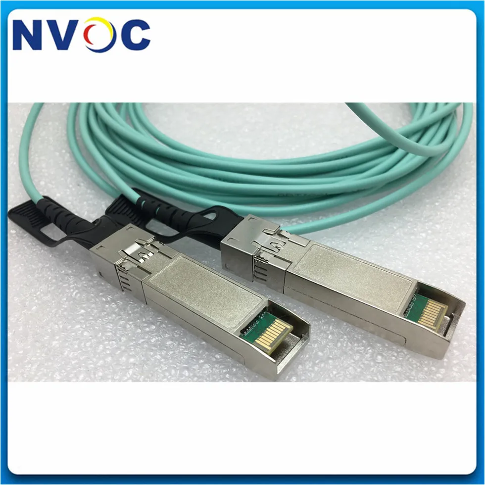 Imagem -05 - Aoc Cabo Óptico Ativo para Interruptor de Data Center 25g Sfp28 Om2 Om3150 Om3300 25gbps 1m 3m 5m Sfp28