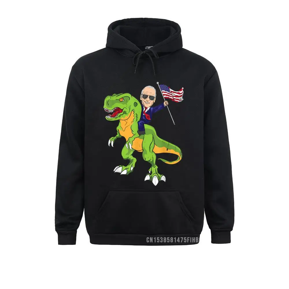 Joe Biden Dinosaur T Rex Funny 2020 President USA Flag Vote Hoodie Cute High Street Sweatshirts Women Hoodies NEW YEAR DAY