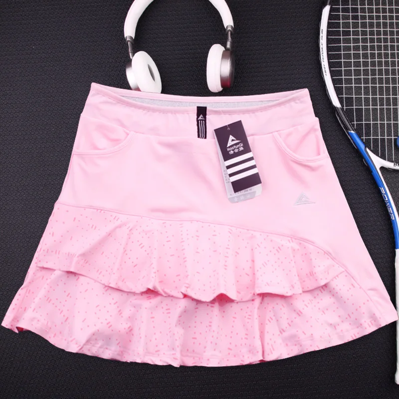 2020 NEW Lotus leaf Tennis skirts Women\'s Sport Short  Yoga High Elastic Waist  Stretch Skirt Shorts Female Tennis Skort