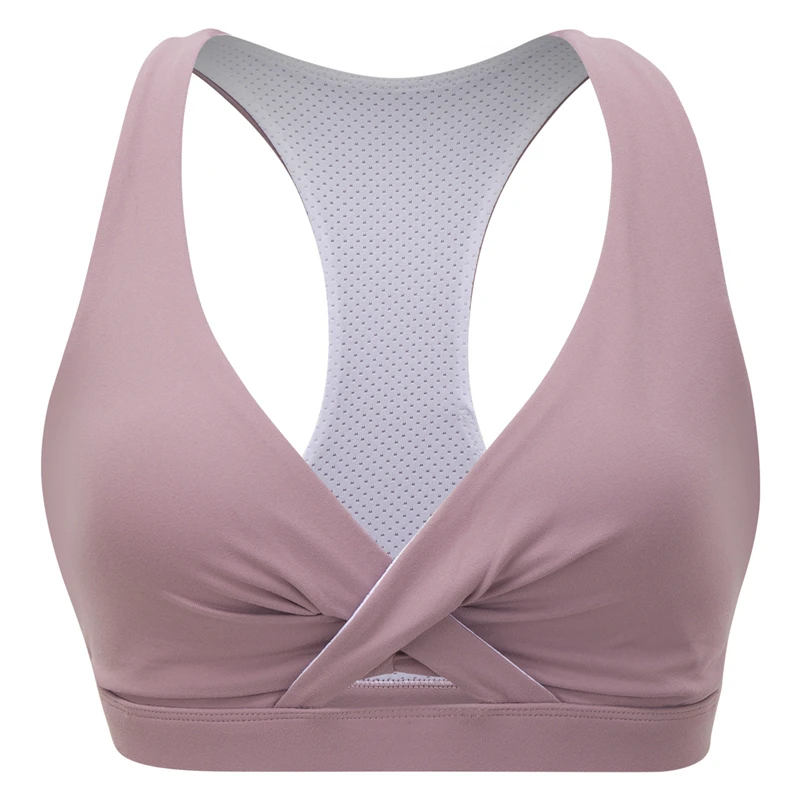 Sexy High Support Sport Bra For Women Gym Brassiere Hollow Out Fitness Seamless Push Up Yoga Bra Padded Workout Top Active Wear