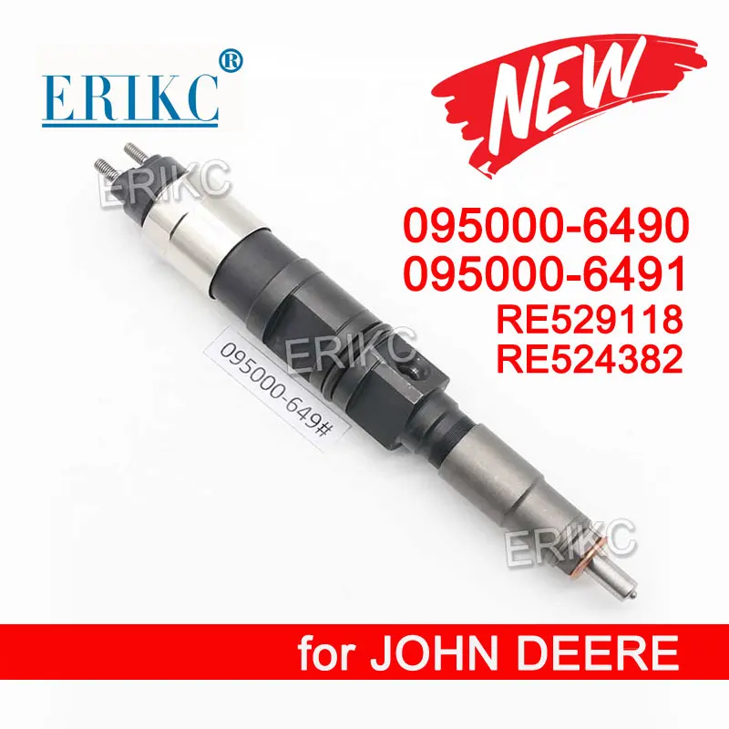 

095000-6490 095000-6491 Common Rail Injector Assy RE529118 RE524382 for Denso JOHN DEERE D7430 Engine 6068HL482