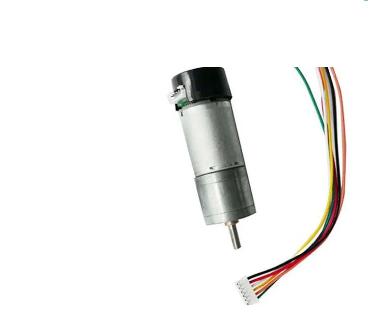 25mm 9v150rpm dc reduziu a engrenagem do motor escovado com sensor hall código disco para arduino robô tanque chassi cabo do motor livre