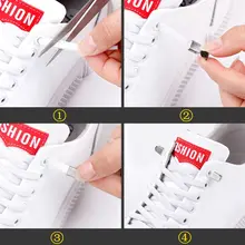 Elastic No Tie Shoe Laces 1 Pair #5