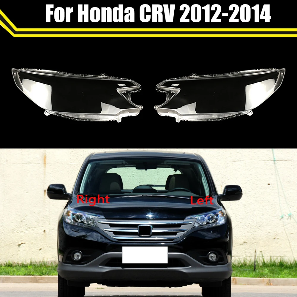 

Front Lamp Shade Lamp Headlight Mask Headlights Shell Lampshade Cover Lens Case For Honda CRV 2012 2013 2014 Auto Light Caps