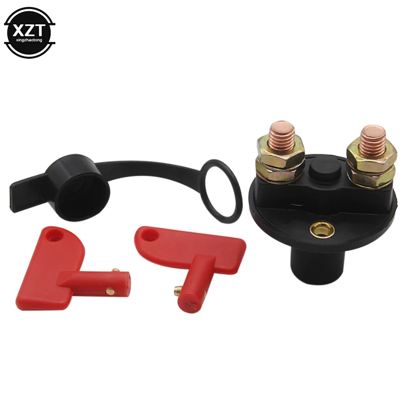 Interrupteur de déconnexion de batterie de voiture, de bateau, de haute qualité, isolant de puissance, interrupteur de coupure + 2 clés amovibles pour voiture de quad Marine