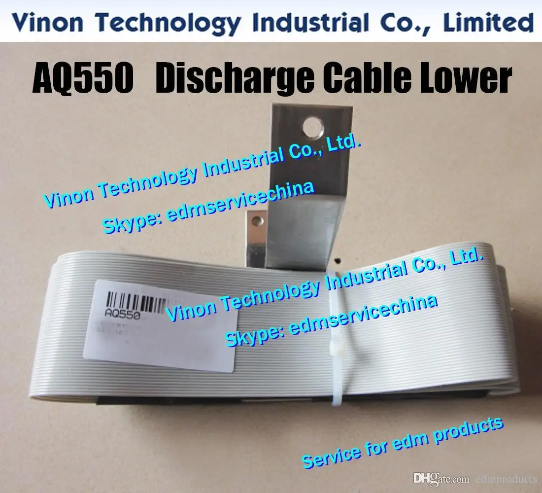 AQ550 Lower edm Discharge Cable 3087038, Ribbon Discharging Cable Lower Head L=1200 W=50PIN for Sodic k AQ550LS edm machine