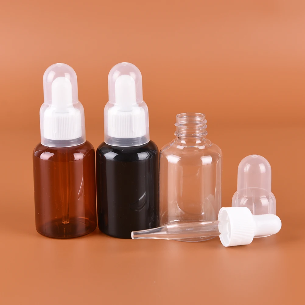 50ML Empty Essential Oil Dropper Bottle Glass Aromatherapy Pipette Bottle Refillable Bottles For Storing Liquid Lab Supplies