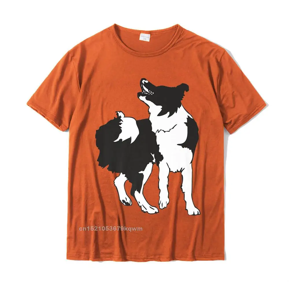 Border Collie Dog Breed T Shirts Gift For Any Animal Fan Newest Student Tshirts Cotton T Shirt Printed On