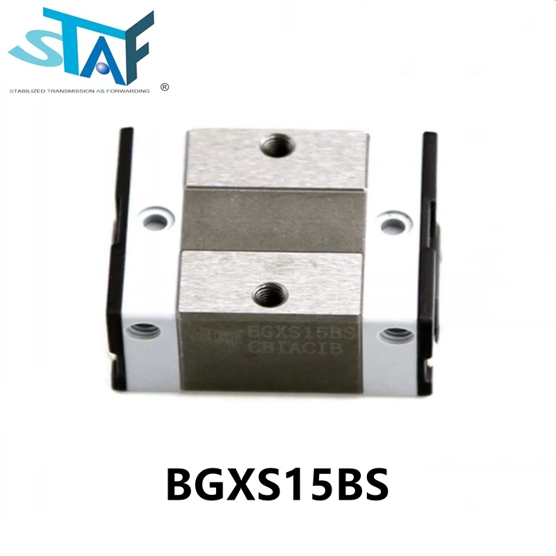 original Taiwan STAF linear guide block BGXS15BS CNC router linear rail slider carriage S15BS