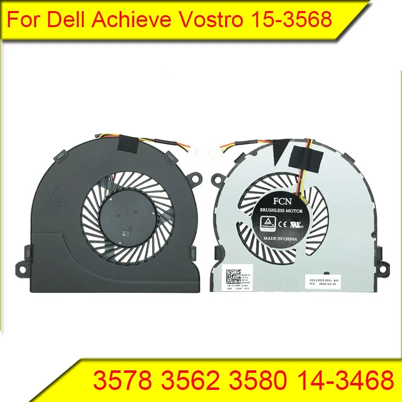 For Dell Achievement Vostro 15-3568 3578 3562 3580 14-3468 Cooling Fan