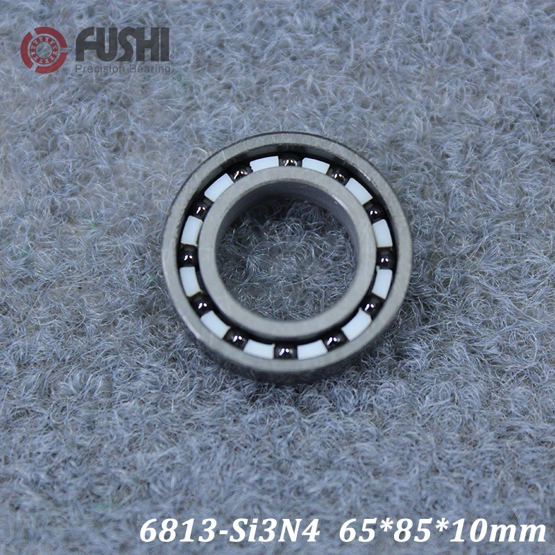 6813 Full Ceramic Bearing ( 1 PC ) 65*85*10 mm Si3N4 Material 6813CE All Silicon Nitride Ceramic 6813 Ball Bearings