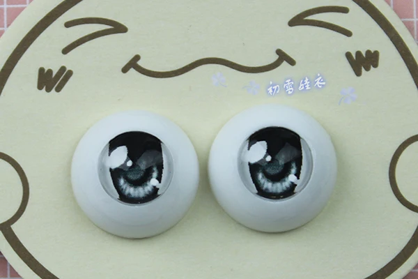 1/6 1/4 1/3 BJD 액세서리 인형 반구형 안구 플라스틱 만화 눈 BJD/SD, 인형 머리 및 기타 E2557을 포함하지 않음