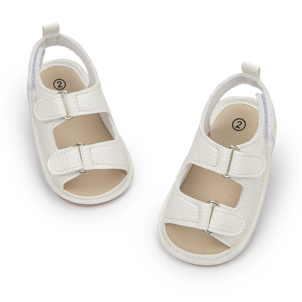 2024 New Canvas PU Baby Non-Slip Sandals Child Summer Fashion Sandals for boy Sneakers Infant Shoes 0-18 Month Baby Shoes