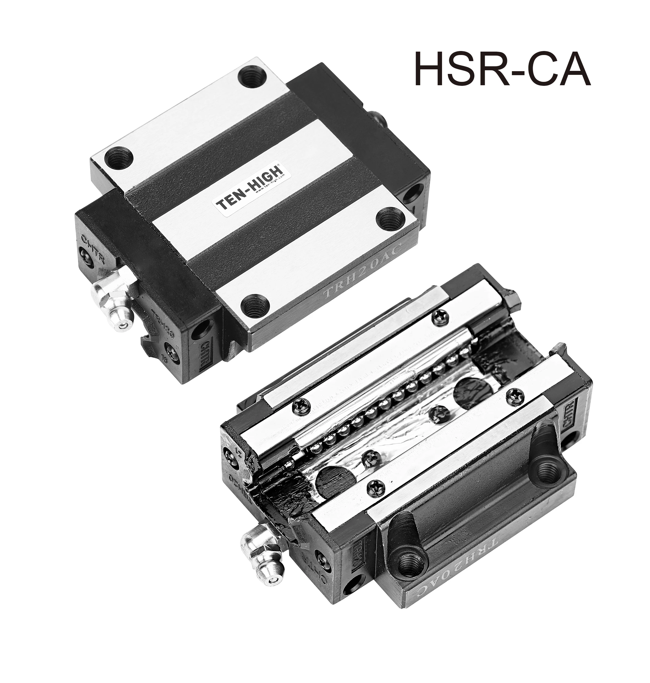 TEN-HIGH HSR45 1 * linear rail ball rail + 2 * HSRCA/CR linear carriage bloc for CNC Machine free shipping