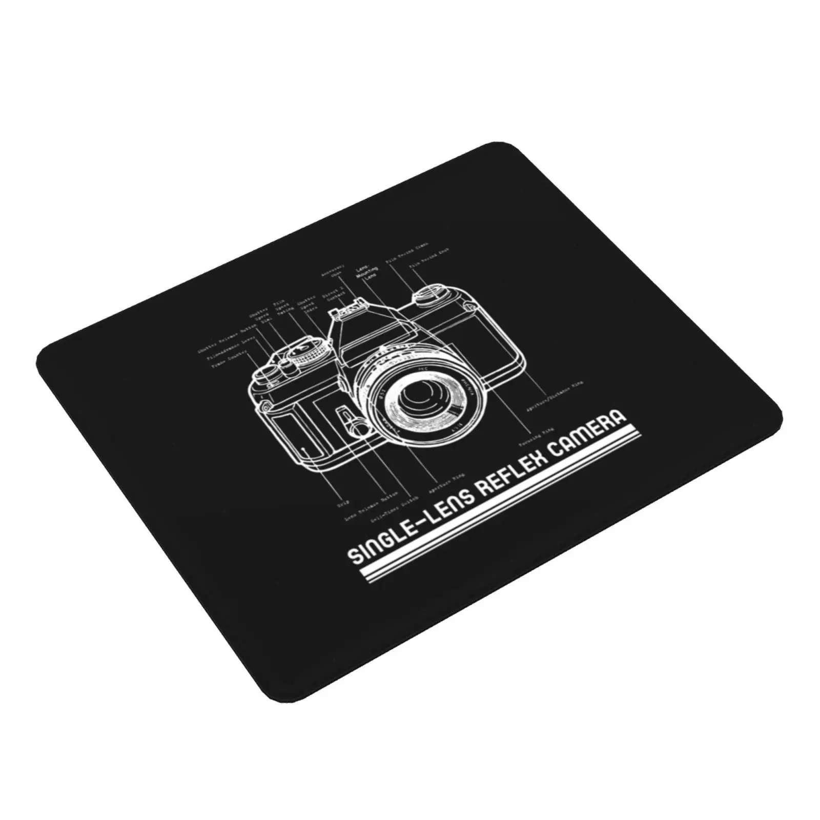 Single-Lens Reflex Camera Mouse Pad DIY Print Camera Photographer Foto Snap Shooter Shooting Film