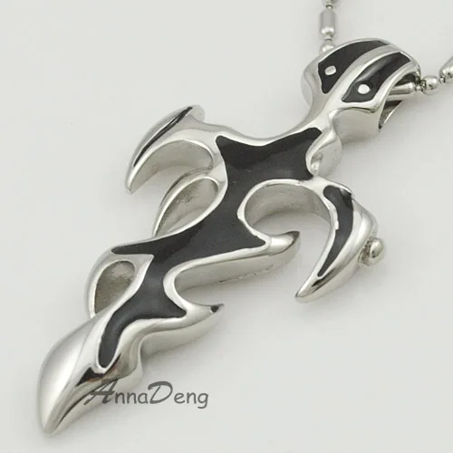 2021 Man Cool fire sword pendant & necklace stainless steel for men's gift gothic jewelry AP231