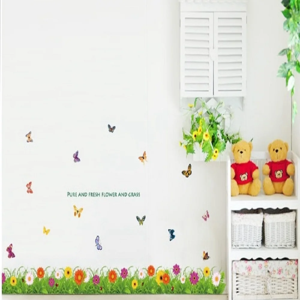 

Hot Green Butterfly Lots Spring Wall Stickers Decal Mural Vinyl