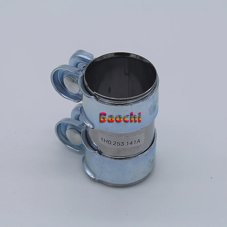 Exhaust Clamp Turbo Exhaust Downpipe Flanges Stainless Steel Pipe Connector 65*95mm 1K0253141P 1854 891 For A5 A6 Q5 Q7 A4 A8