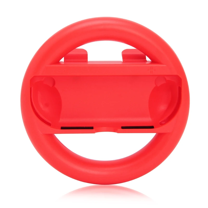 2Pcs Left Right Game Steering Wheel Controller Handle Holder Grip JoyCon Controller Gamepad For Nintendo Switch OLED Accessories