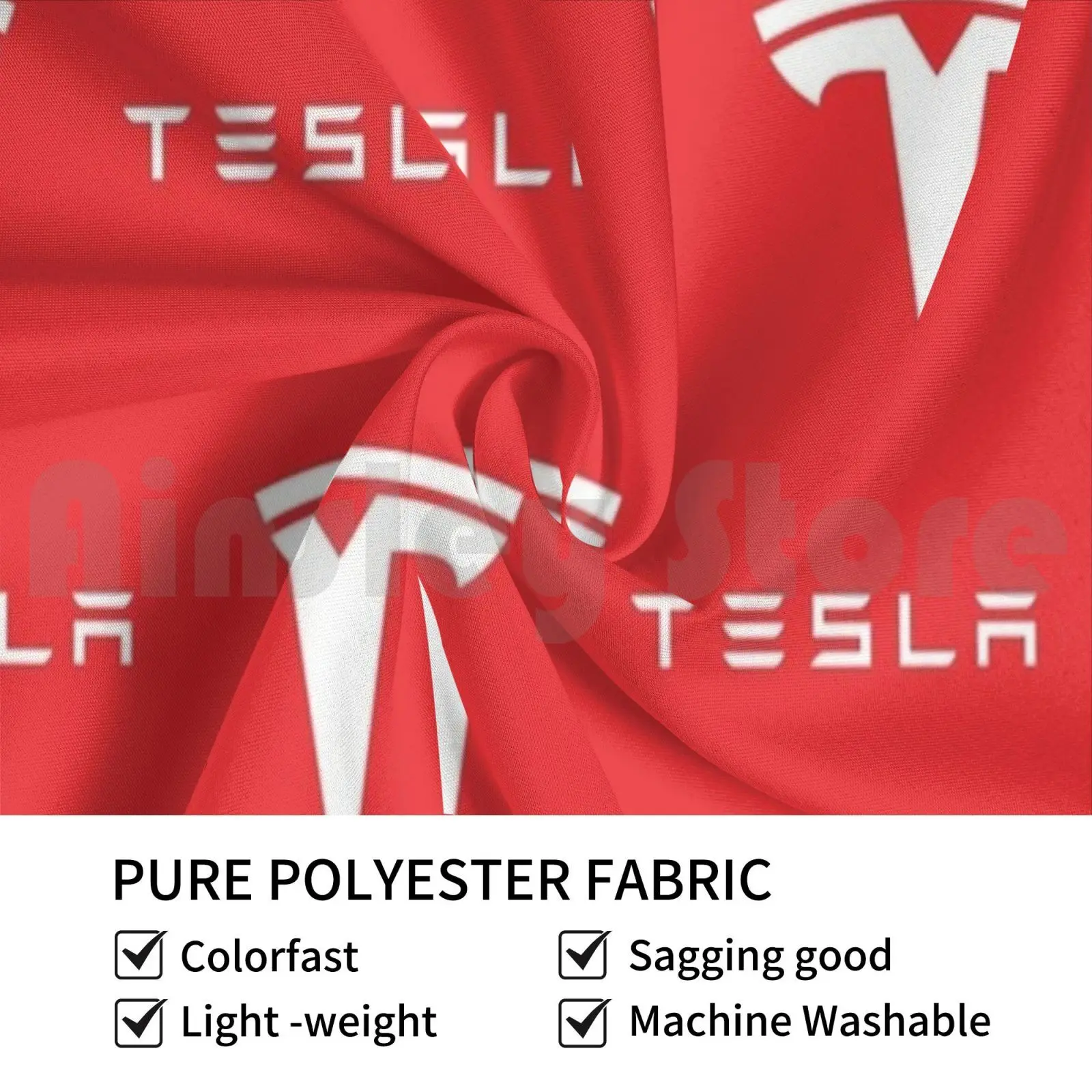 Tesla Customized Tapestry Tesla Logo Model 3 Spacex Space Elon Musk Roadster