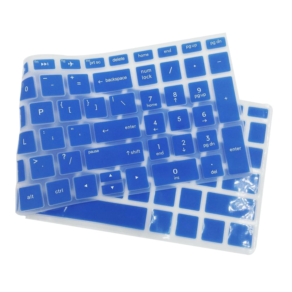 Capa protetora de teclado de silicone removível para HP 15,6 polegadas BF Desktop Protetor de capa de teclado à prova de poeira