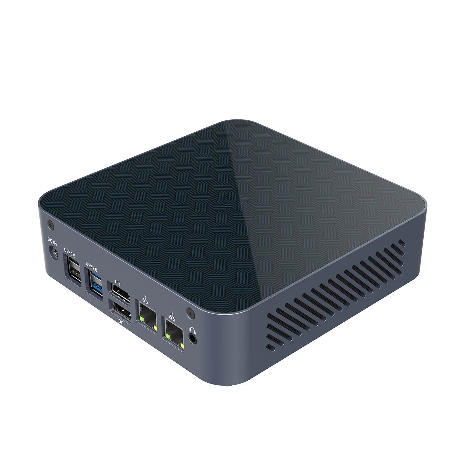 Newest Fan Mini PC 5300U 5500U 5900HX 5700U with DP HDMI Type-C USB3.2 Daul LAN Support Windows 11 Micro Computer UP Packet NUC