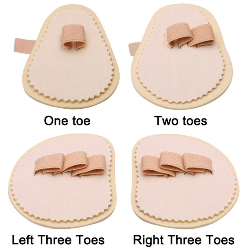 1 stücke Hammer Kappe Haarglätter Bunion Corrector Teller Hallux Valgus Corrector Verband Füße Toe Separator Unterstützung Fuß Pads