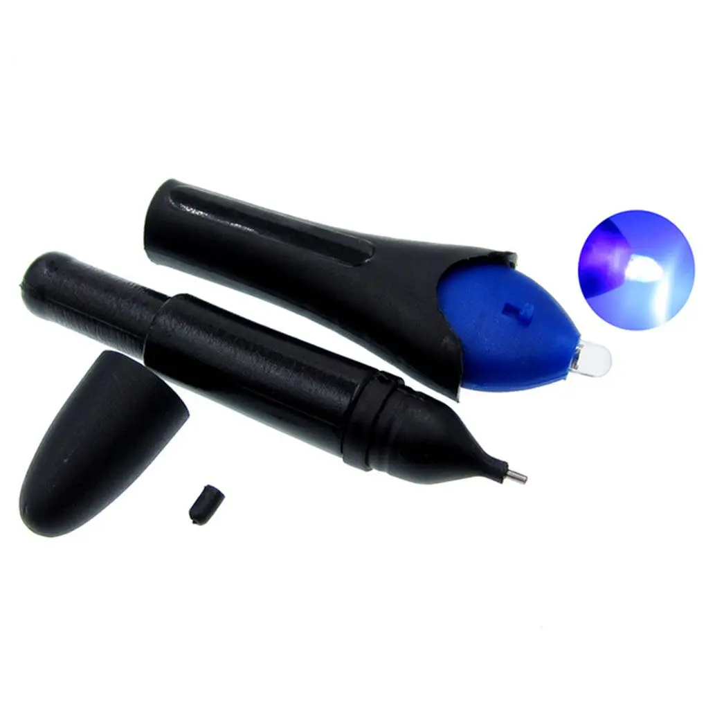 5 Second Quick Fix Liquid Glue Pen UV Light Repair Tool Super Powered Liquid Plastic Welding Compound Office Supplies