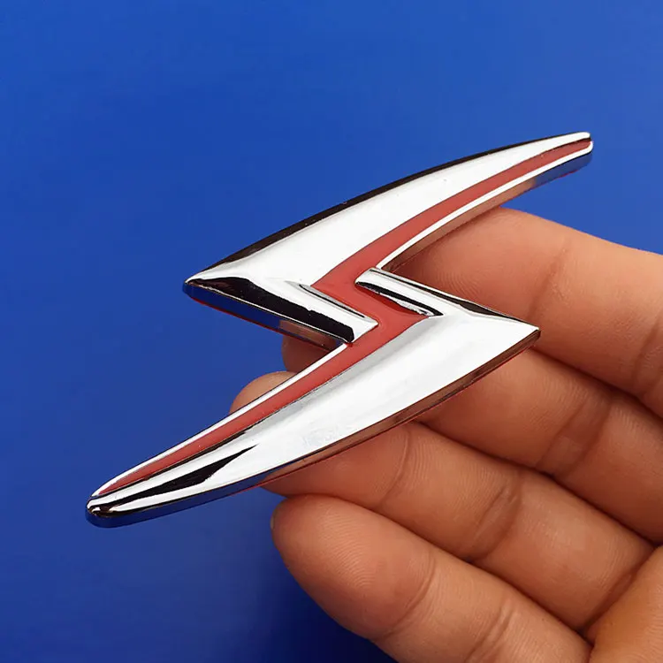 

1 Pcs 3D Metal Lightning Fender Tail Emblem Car Stickers Badge For Nissan Silvia S110 S12 S13 S14 S15 180SX 200SX 240SX 300ZX