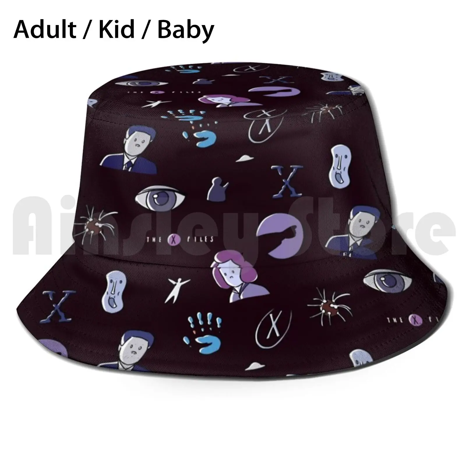 I Want To Believe Sun Hat 1408 Bucket Hat Xfiles X Files Mulder Scully Tv Shows Aliens Scifi Sci Fi