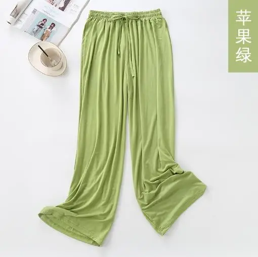 Lounge Wear Home Large Size Loose Wide Leg Pant Women Sleepwear Pijamas Pants Spring Autumn Winter Cotton Pajamas Trousers