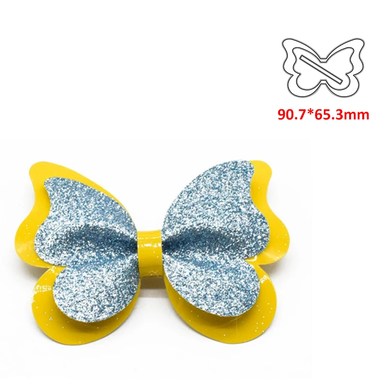 metal cutting dies mold die cut crown 2pcs bow-knot decoration diy Scrapbook paper craft knife mould blade punch stencils dies