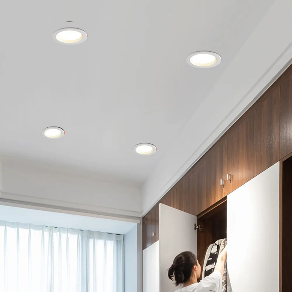 Led Downlight Recessed Spot Led 7W 10W 12W Dimmable Ceiling Lamp Indoor Lighting For Living Room Bedroom Kitchen Office image 4