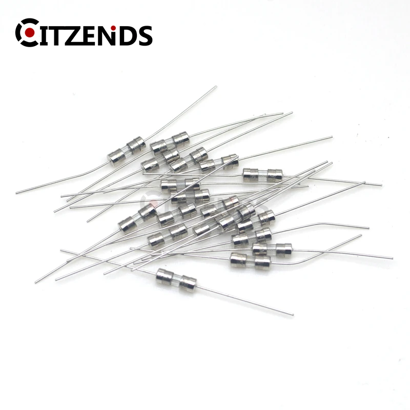 200Pcs/lot 3.6*10mm 3*10 4*11 Glass fuse Fast/Slow blow 250V 0.5A 1A 2A 3A 3.15A 4A 5A 6.3A 10A 15A with legs F/T type 3.6x10