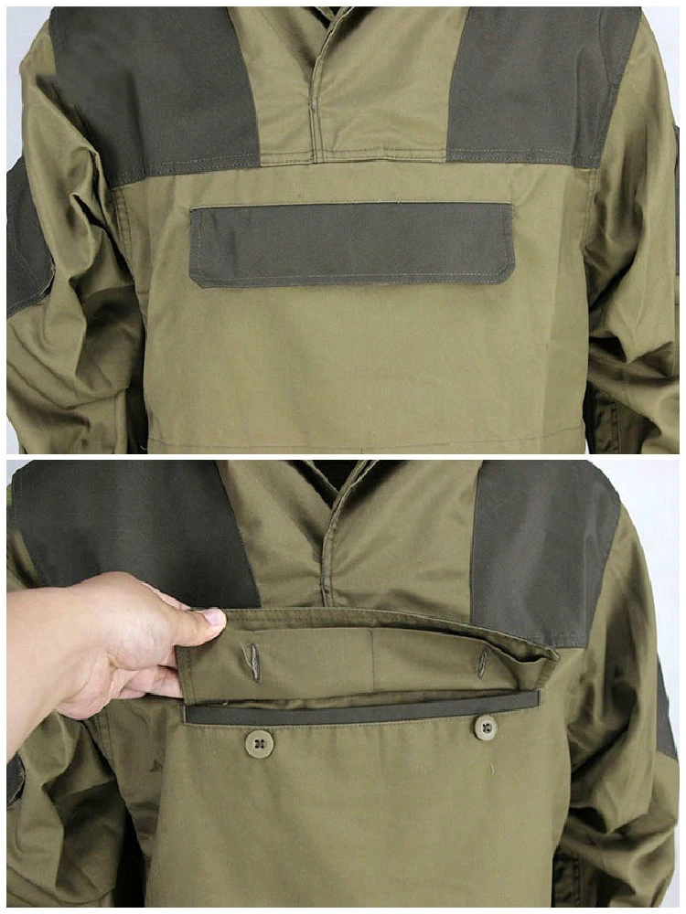 Gorka 4-Mountain Camouflage Kampfanzüge, Arbeitskleidung für Jagd, Trainingsuniform – Detail 15