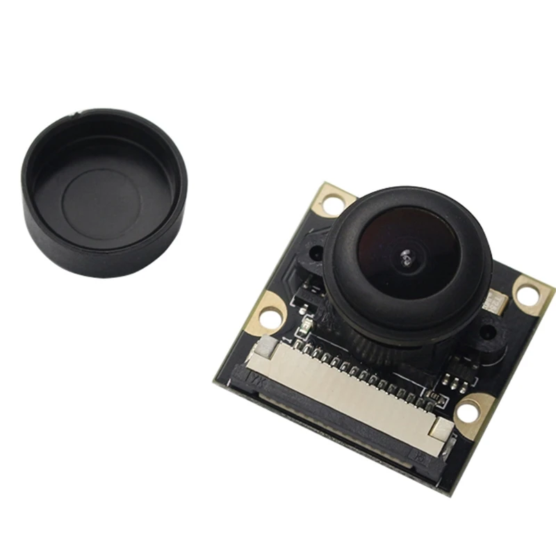 5MP 130 Graden Fisheye Lens 1080P Groothoek Night Focal Passen Camera Voor Raspberry Pi 4/Pi 4B/3B +/3B H052