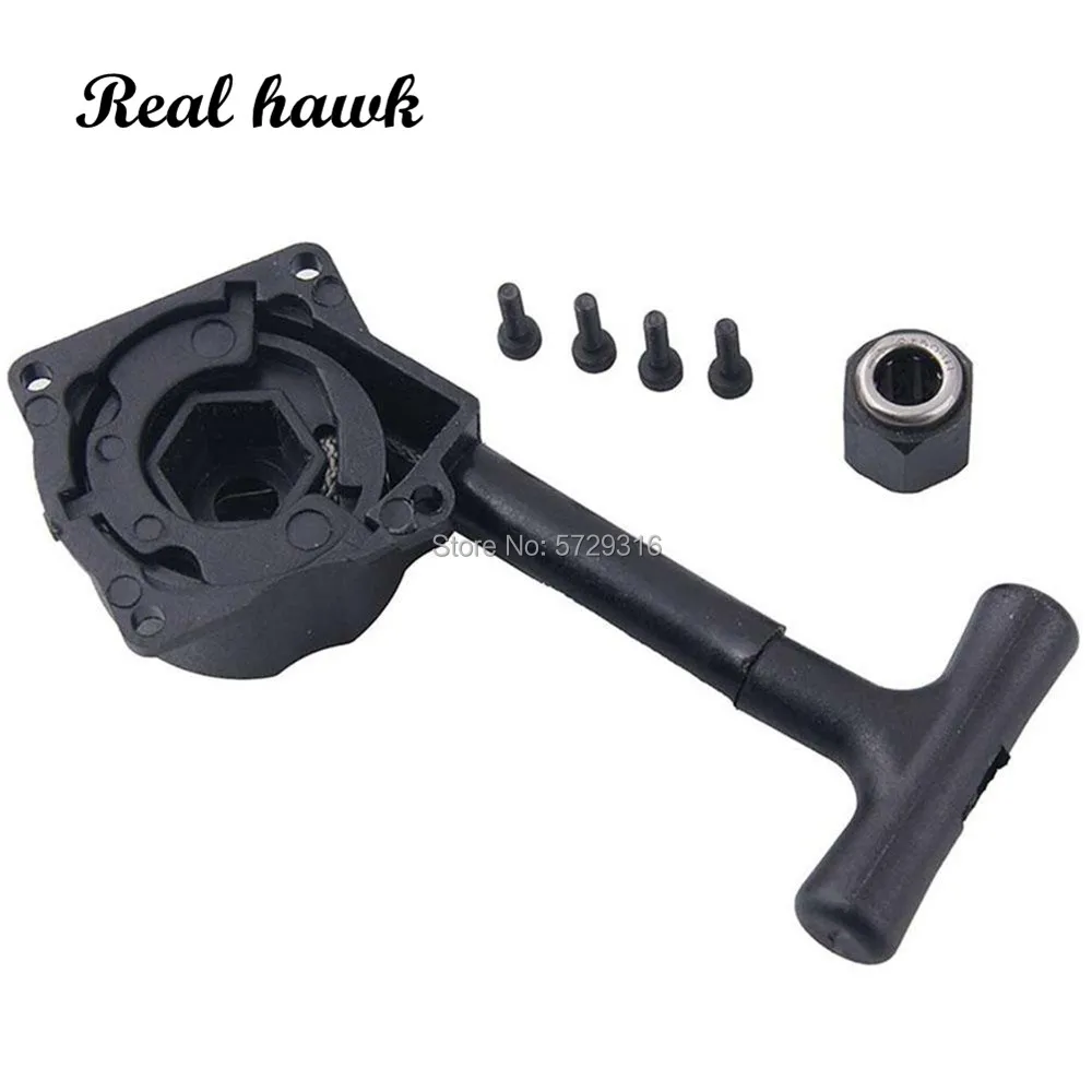 1 Stuks Pull Starter Terugslag Start Kit Voor Rc 1/10 R025 R020 Hsp. 16 .18 .21 Rc Nitro Vertex Vx Motor