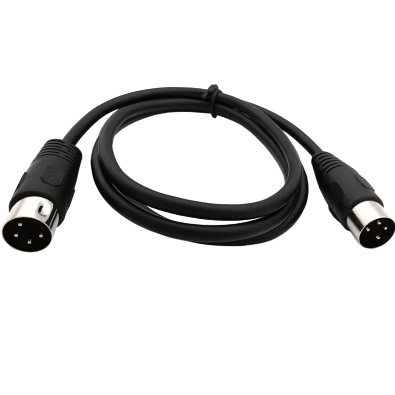 100cm 300cm DIN 4-pin Male to 4pin male Audio and Video Cable S-terminal Midi 4-pin for Keyboards and Medical Equipment