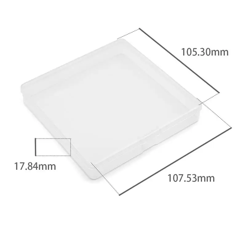 Practical Adjustable Storage Transparent Box For Jewelry Bead Rings Trifles Parts Tools Storage Plastic Case