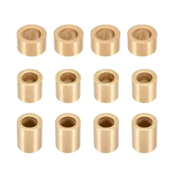 uxcell 1-10pcs Self-Lubricating Bearing 8mm 10mm I.D. Sleeve Sintered Bronze Bearing Bushings for Printing Machinery Tools