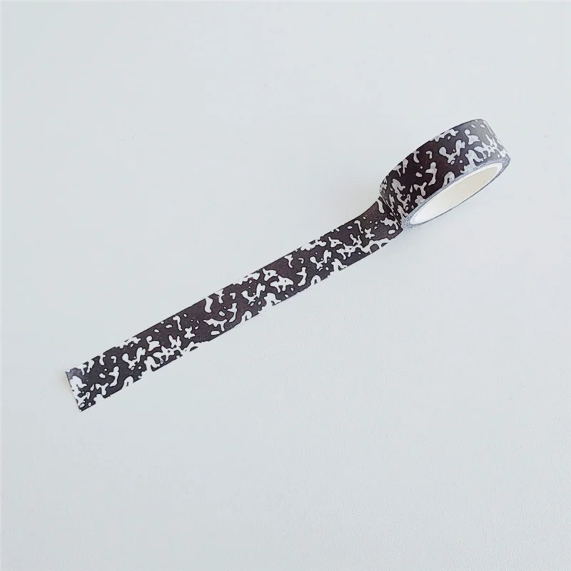 Korean Ins Milk Stripe Leopard Spots Washi Tape Simple Style Notes Card Sealing Sticker Stationery Creative Decorative Tape 5m