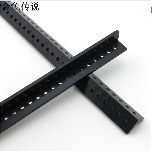 2Pcs 17189TW 2Pcs Angle-Long Perforated Plastic Strip Profile Manual Remote Control Car Upgrade Accessory