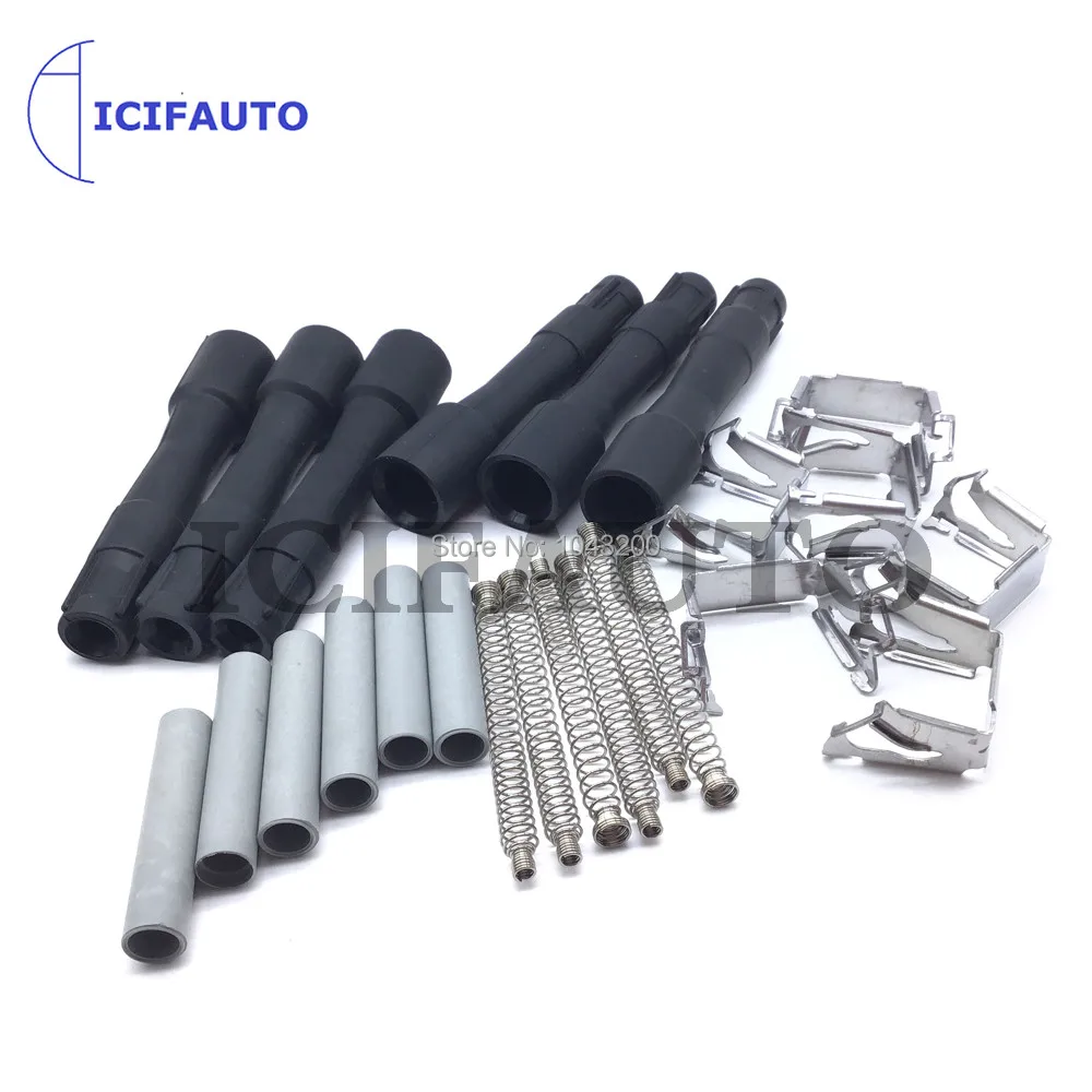 4/6/8 ملف الإشعال المطاط التمهيد لسيارات BMW 323i 325i 328i 330i 525i 528i 530i M3 M5 12131703228 ، 12131748017 ، 12131748018