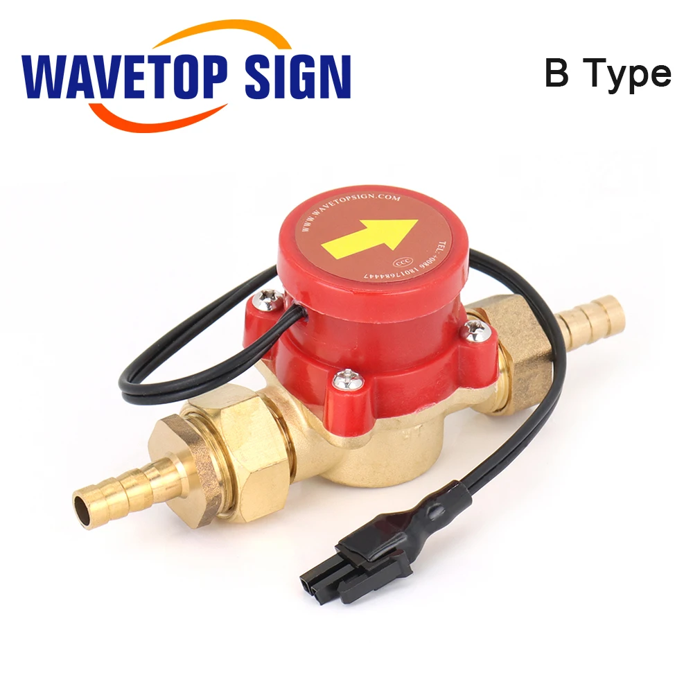 Water Flow Switch Sensor A B Pressure Controller Automatic Circulation Pump Thread Connector Protect CO2 Laser Tube