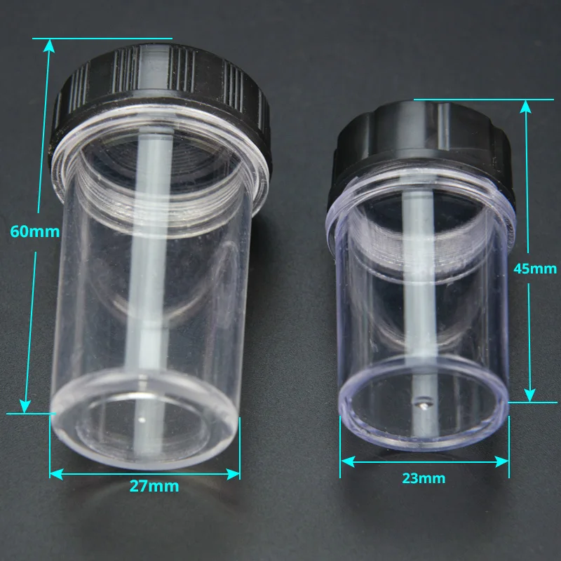 Biological Microscope Objective Lens Plastic Box 45mm 60mm 185 195 Objective Anti-Dust cover Case RMS Thread 20.3