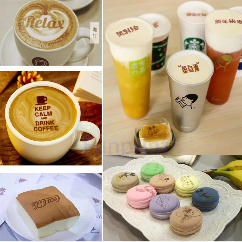 Evebot PrintPen Food Printer Portable Inkjet Pen Print Custom DIY Handheld Edible Food Printer Bread Coffee Latter Printing