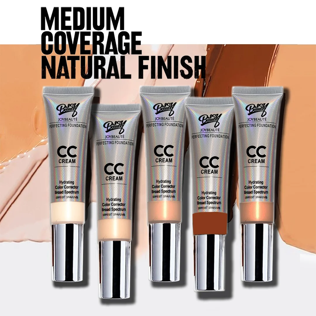 New Soft Matte Color Corrector Full Coverage  CC Cream Makeup Foundation Hydrating