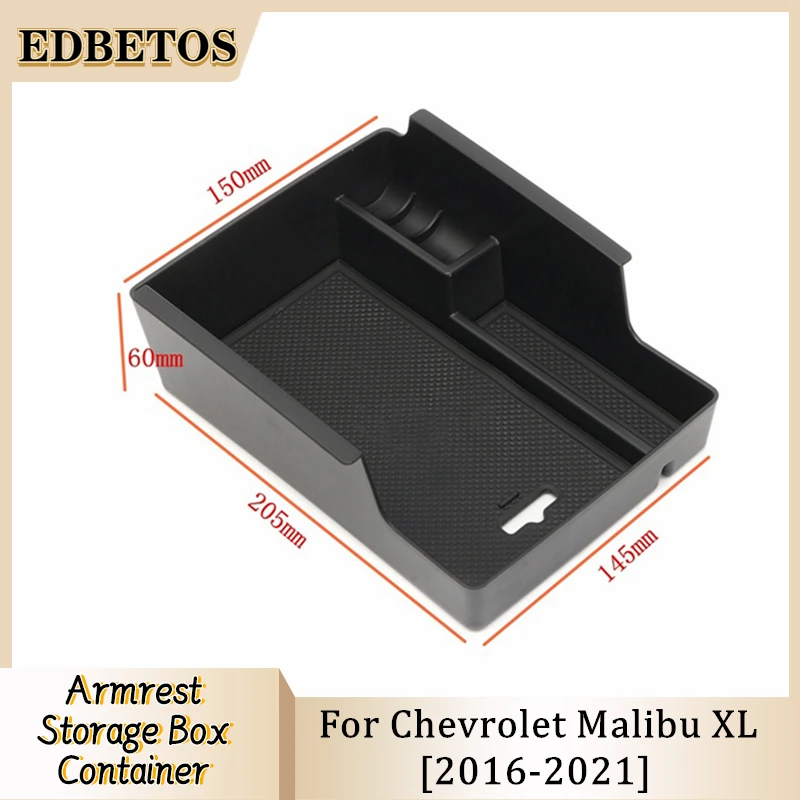 For Chevrolet Malibu XL Car Glove Box Organizer Armrest Secondary Storage Center Console Tray For Malibu XL 2016 2017 2018-2023